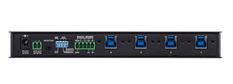 Imagine Switch Industrial 4 x 4 USB 3.1 Gen 1, ATEN US3344I-1